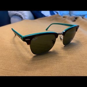 Limited Exition Green Trim Ray-Ban Clubmasters